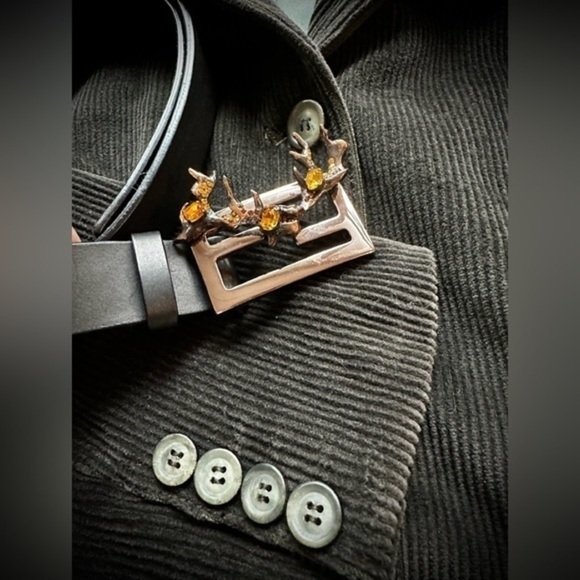 Fendi Accessories - FENDI Italy Women’s Jeweled Antler Belt IT 40